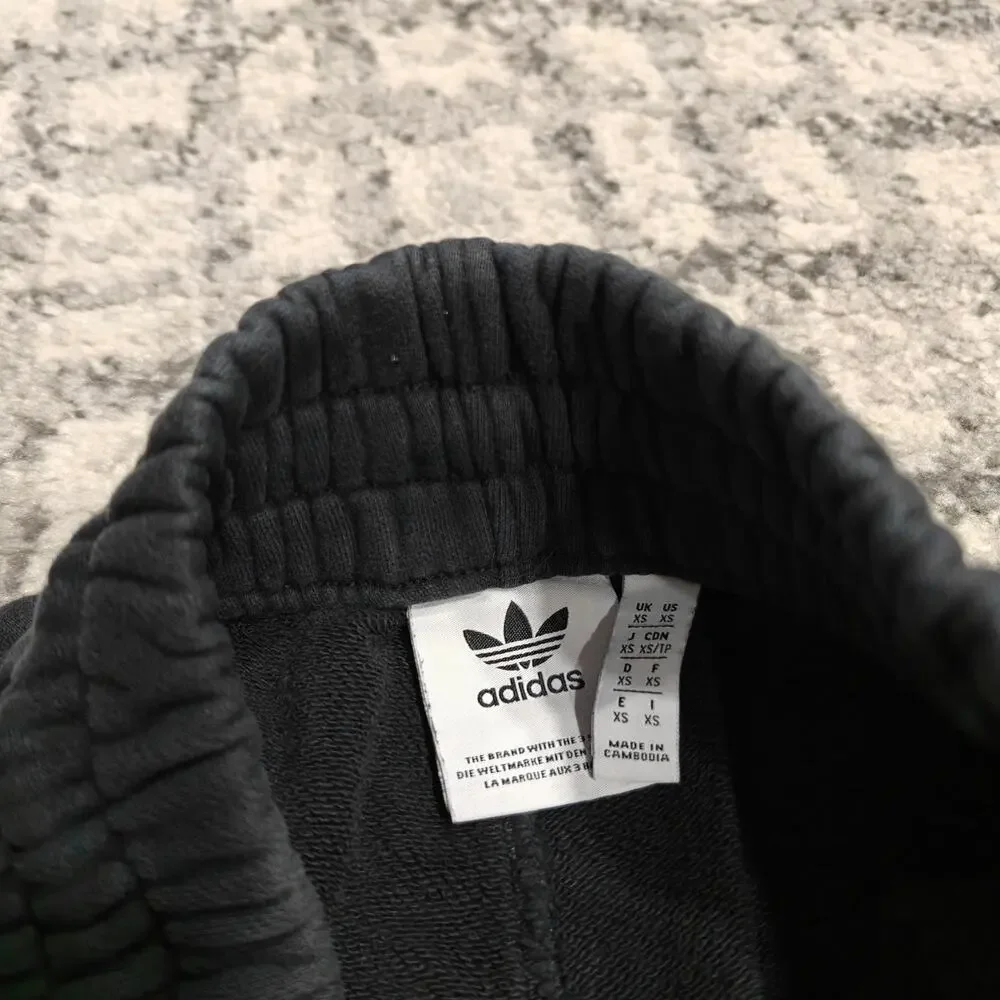 adidas Originals Anthony Edwards French Terry Sweatpants Joggers Black Men's XS